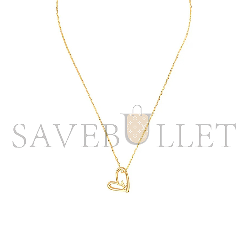 LOUIS VUITTON COLLIER HEART FALL IN LOVE NECKLACE M00465